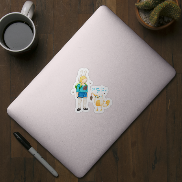 Fionna the cat mom, Adventure Time / Fionna and Cake fan art by art official sweetener